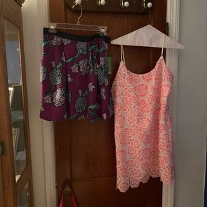Lily Pulitzer skirt with tags and dress no tags